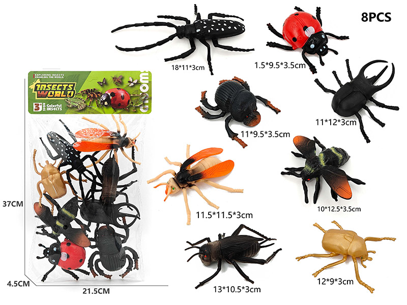 8PCS Insect Model Set