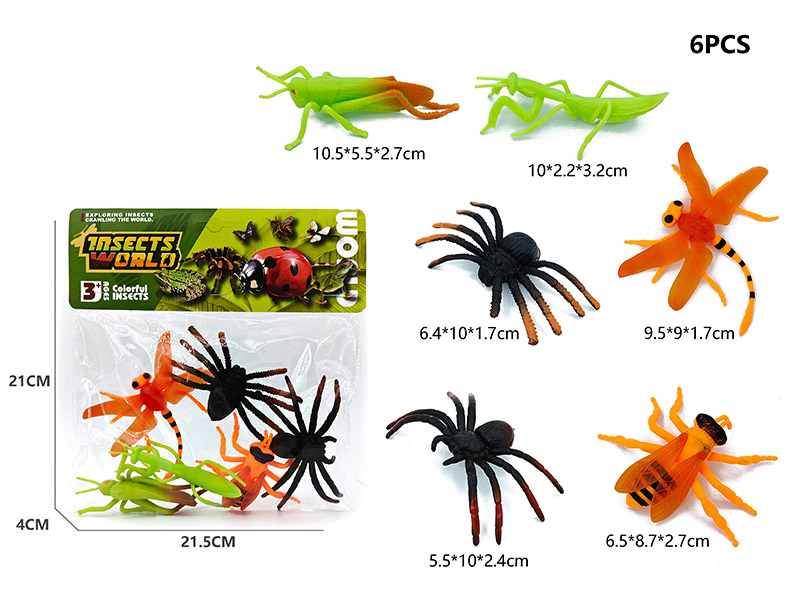 6PCS Insect Model