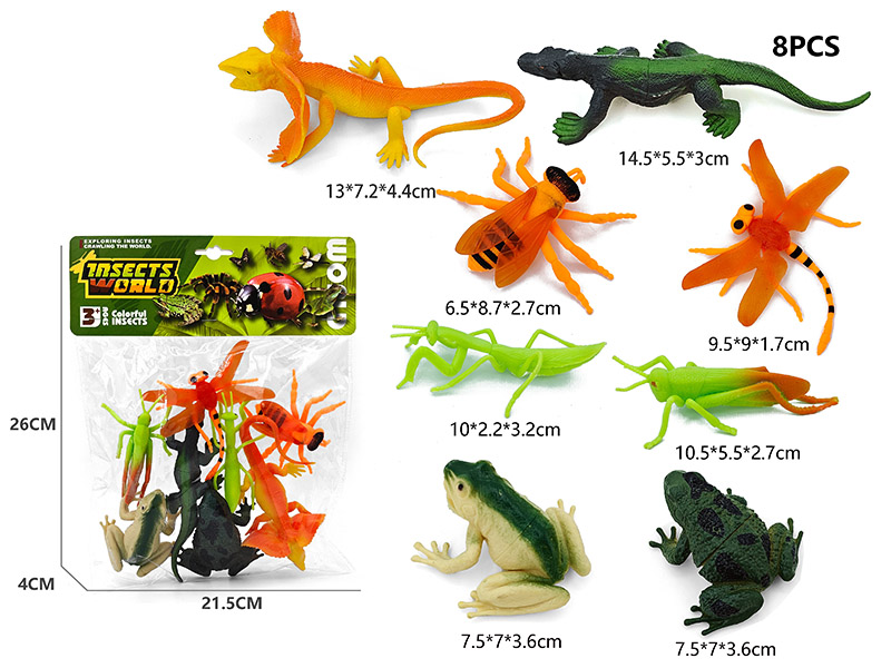 4 Insect Model + 2 Lizard Model + 2 Frog Model