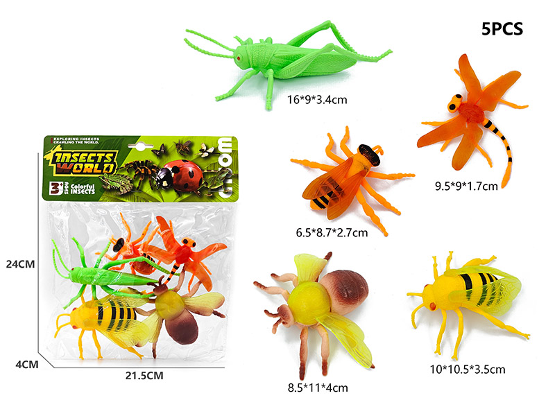 5PCS Large Insect Model