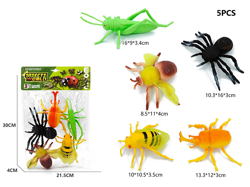 5PCS Large Insect Model