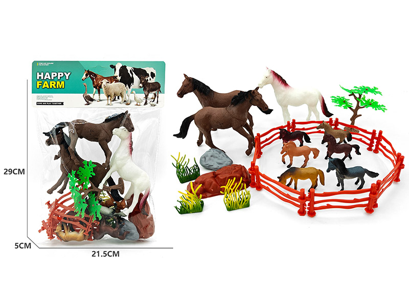Horse Scene Set 23pcs