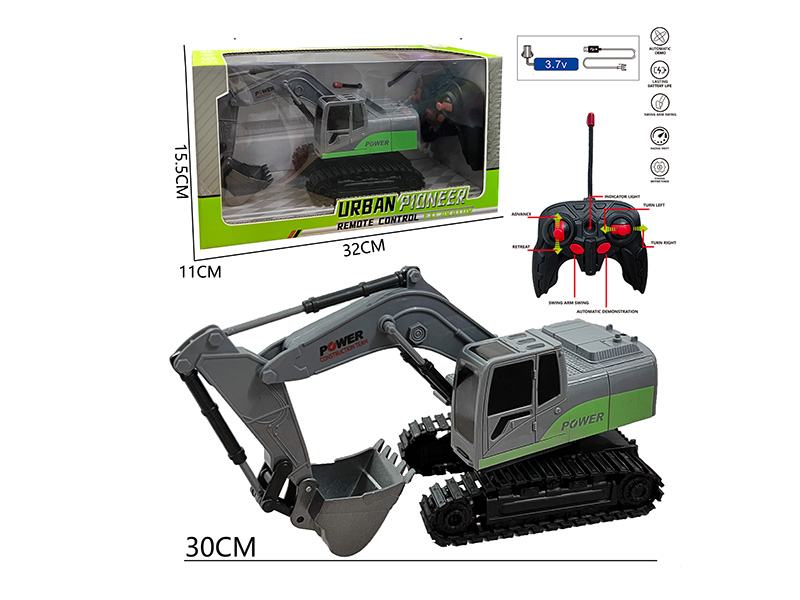 6-Channel Remote Control Excavator(Alloy)