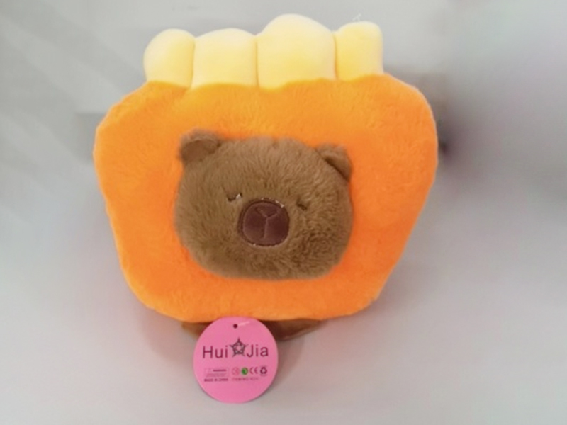 8" French Fries Capybara Plush Toy