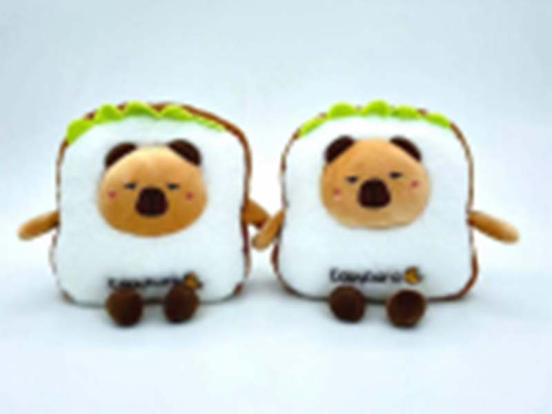 8" Bread Capybara Plush Toy
