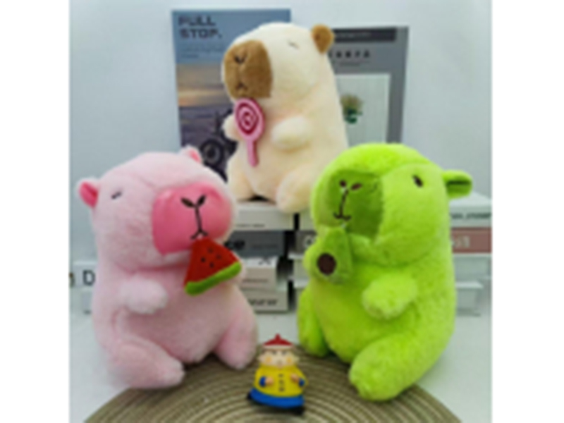 8" Fruit Capybara Plush Toy