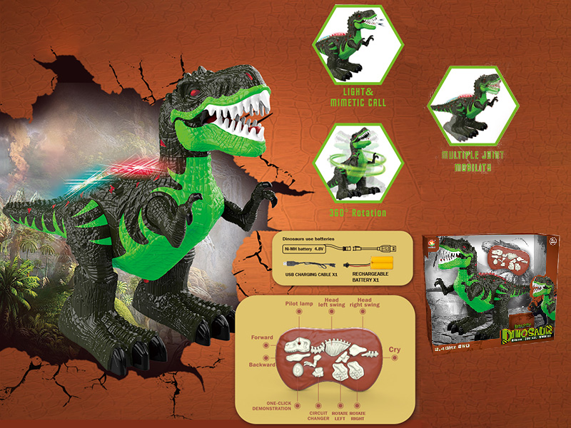 2.4G 8-Channel Remote Control Tyrannosaurus Rex