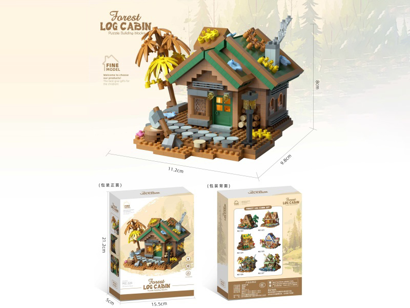 Building Blocks: Forest Secret Realm Theme - Forest Treehouse 781 PCS