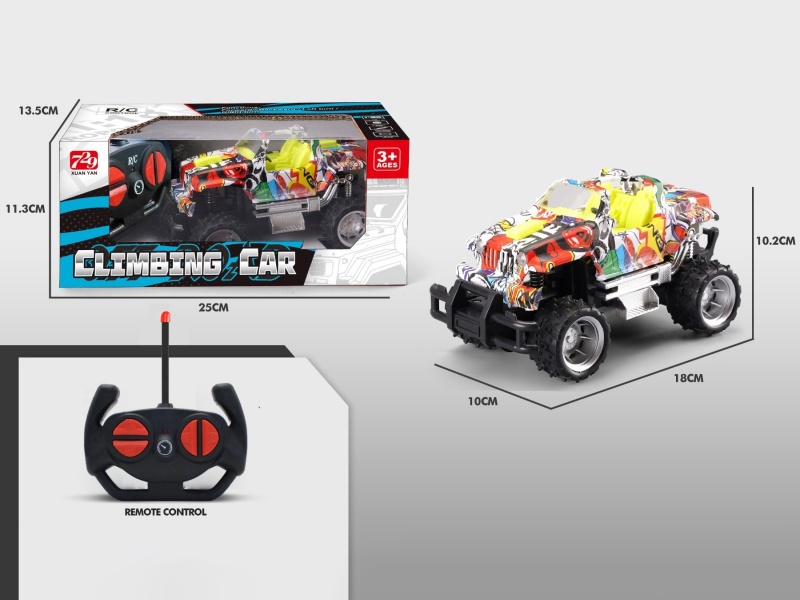 1:22 Graffiti Remote Control Cross Country Car