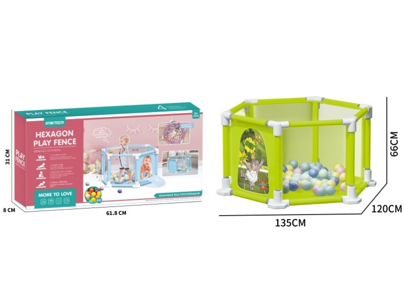 Hippo Hexagonal Fence Toy