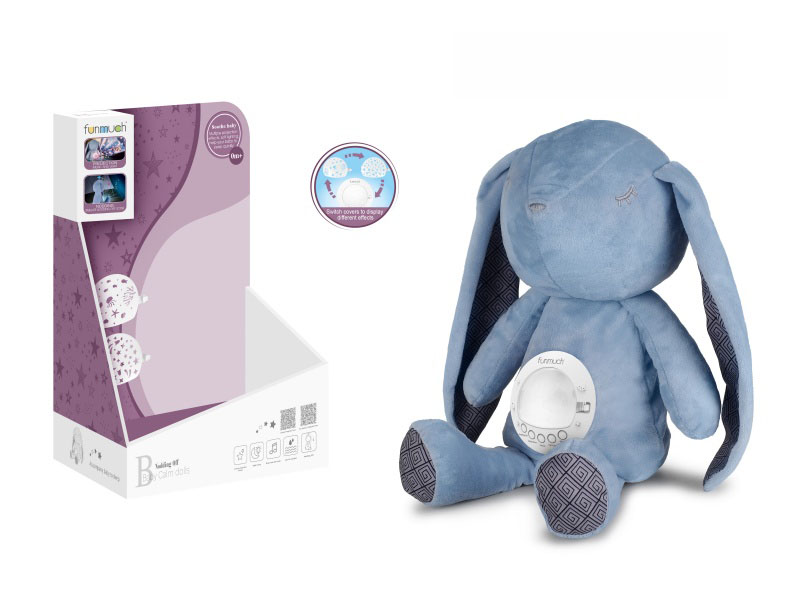 Soothing Nap Night Light & Projection Doll (Rabbit)