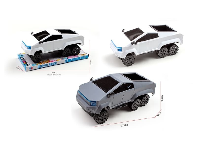 1:16 Six-Wheel Tesla Pickup Friction Car
