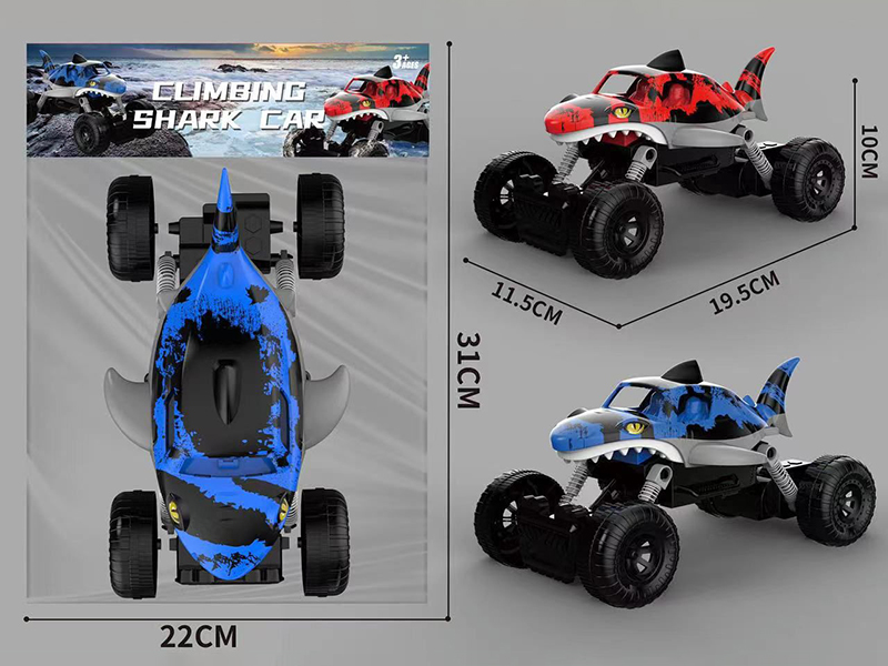 Pull Back Shark Climbing Car