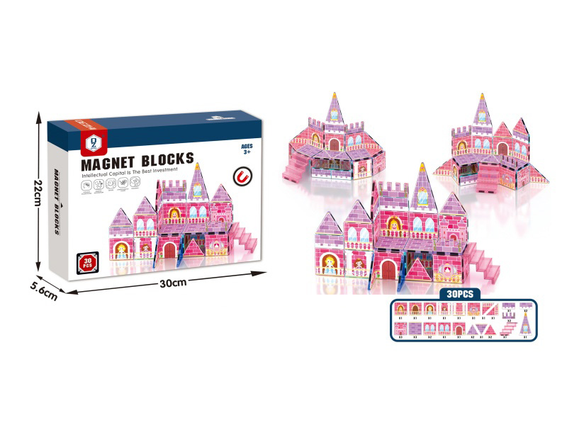 7.5 Color Window Magnetic Sheet Princess 36 Pieces