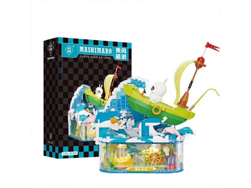 Building Blocks: Rogue Exempt - Ride The Wind And Break The Waves 933 Pieces