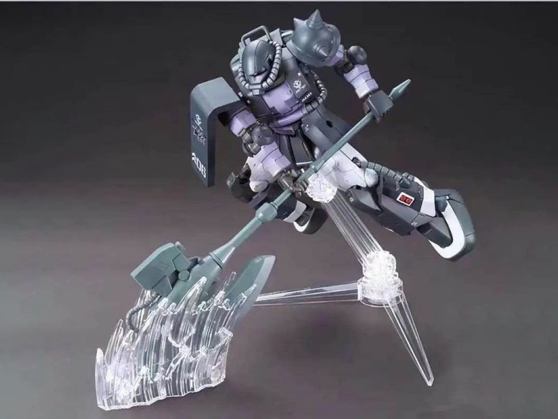 A Beautiful Black Three-Star 005 Assembly Model Gundam Model