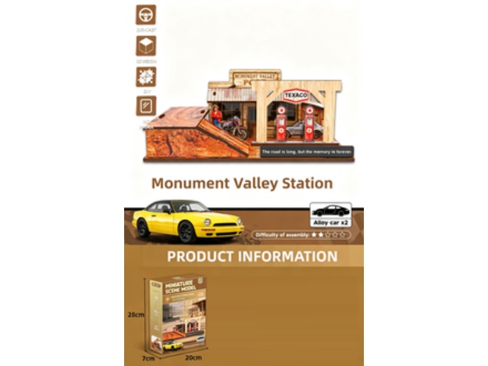 3D Jigsaw Puzzle Series: Monument Valley Station