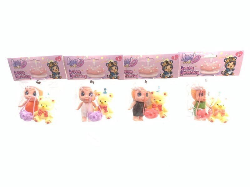 2.5-Inch Rubber-Lined Fruit Series Dolls