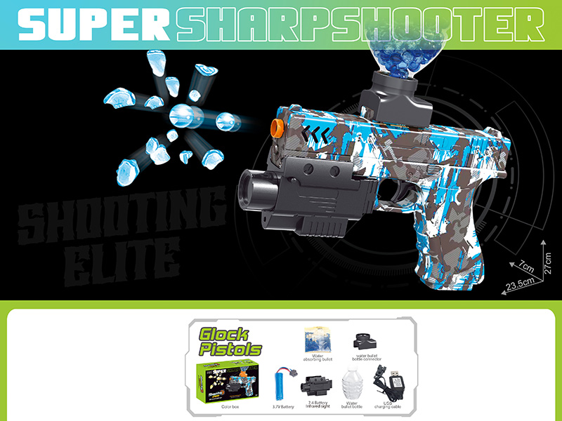 Electric Glock Water Bullet Gun