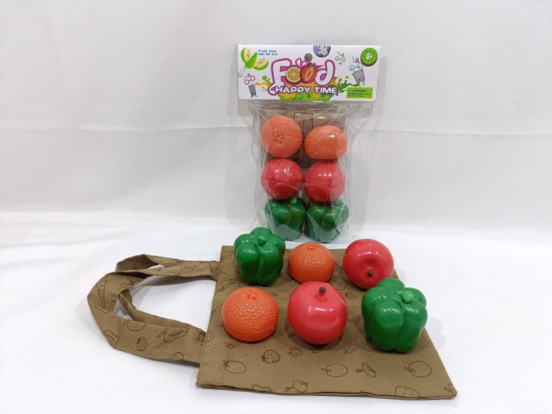 Tpr Soft Rubber Plays House With Fruits And Vegetables