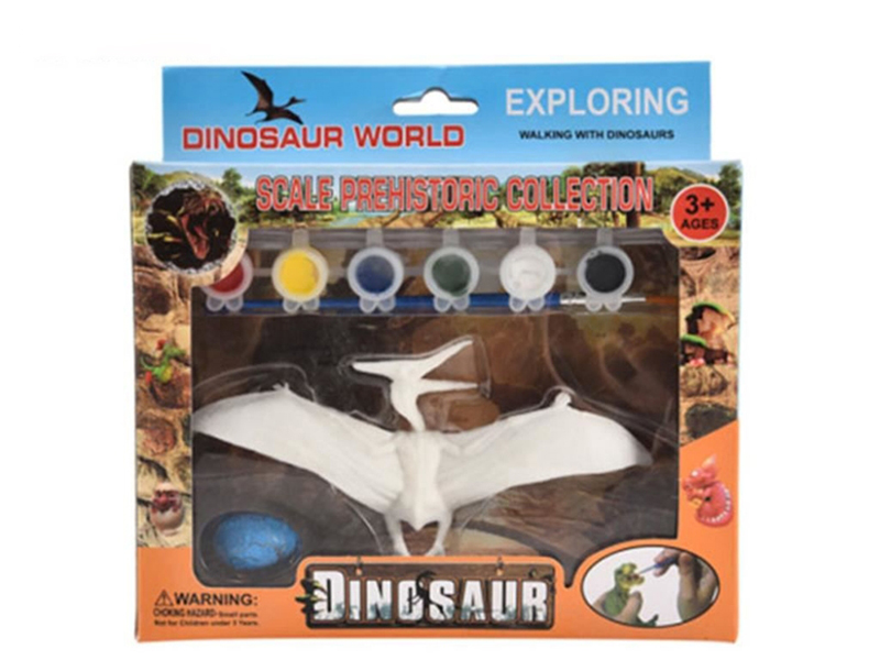 DIY Coloured Drawing Dinosaur Toys