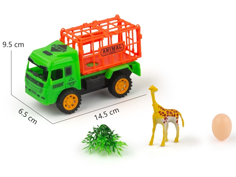 Inertial Vehicle And Fierce Beast Animal Pen