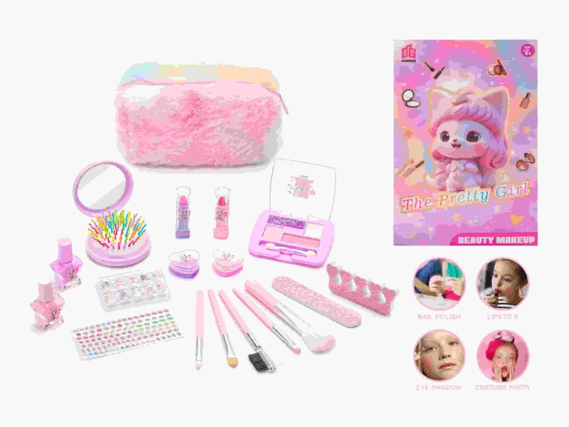 Makeup Cosmetics Accessories Nail New DIY Makeup Box Set