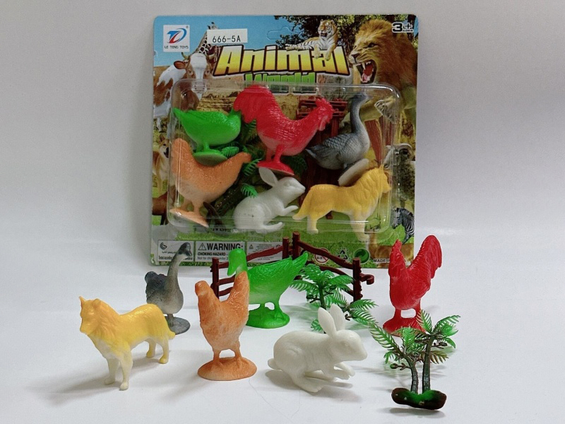 Pvc Simulated Farm Animal 9Pcs