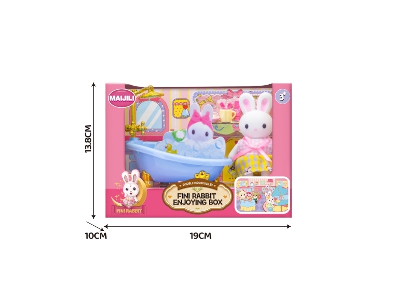 Finnie Bunny Mini Bathroom