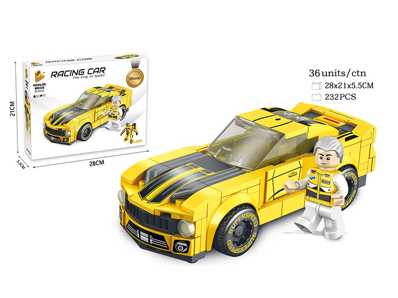 Transformation Racing Car Series Small Particle Building Blocks 232pcs