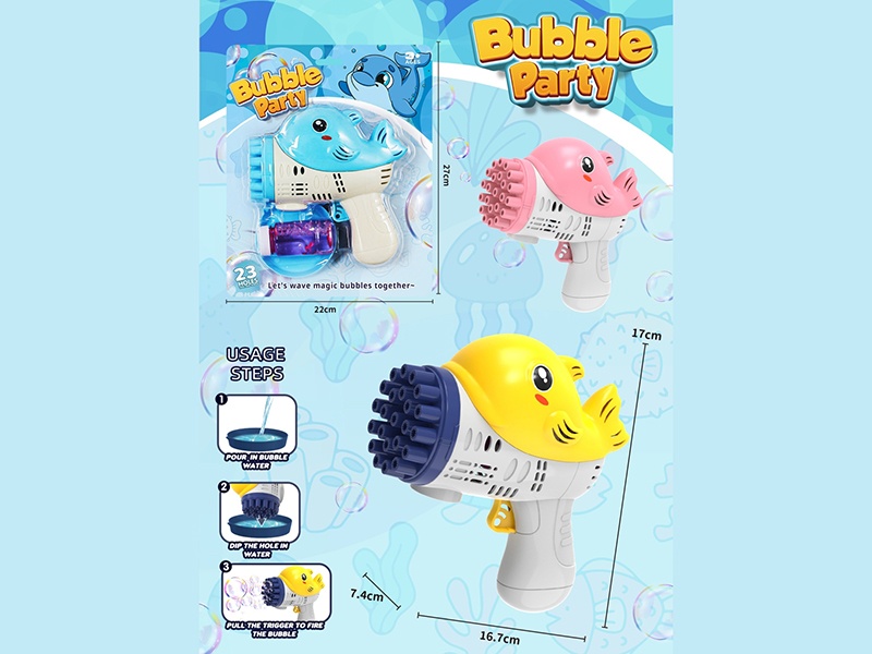 Electric Dolphin Bubble Machine