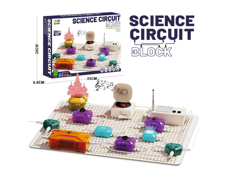 Circuit Building Blocks: Radio + Speaker + Light Guide Column, Light Guide Room + Indicator Light