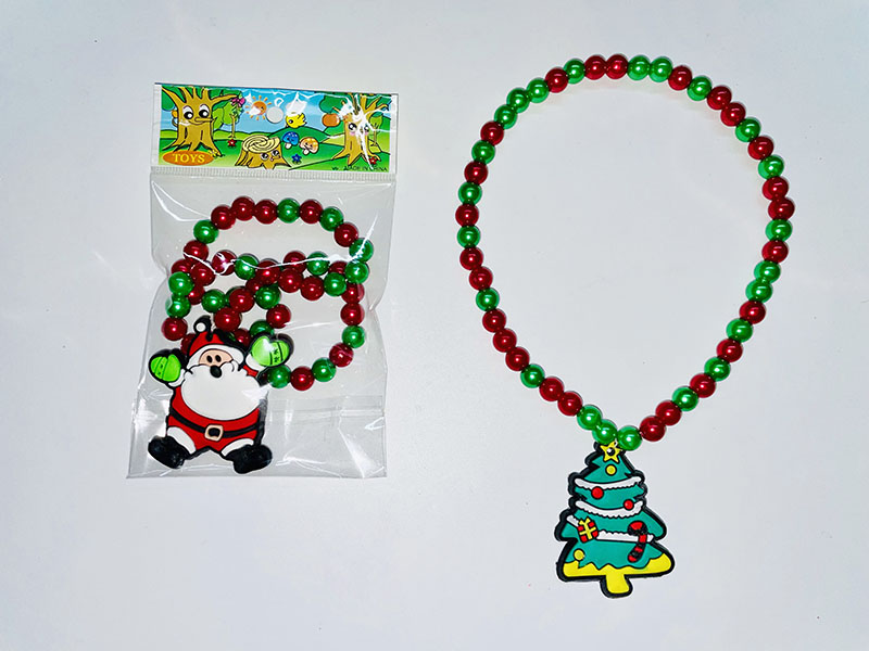 Christmas Bead Necklace