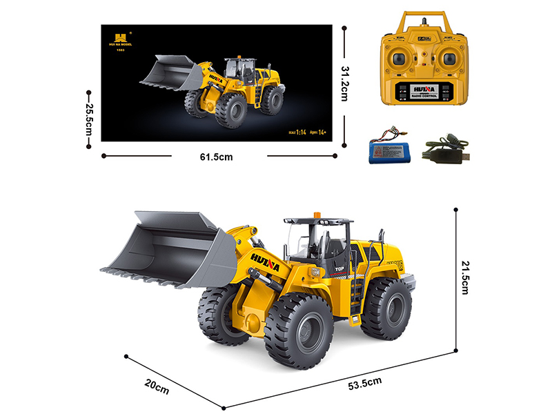 1:14 24CH RC Half-Alloy Loader