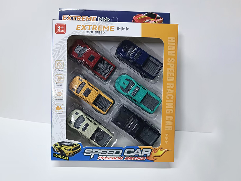 6pcs Slide Alloy Cars