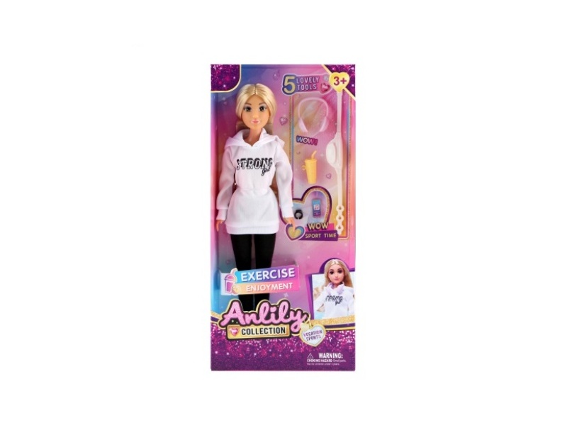 11.5-Inch Solid Doll (Brown Skin Color)