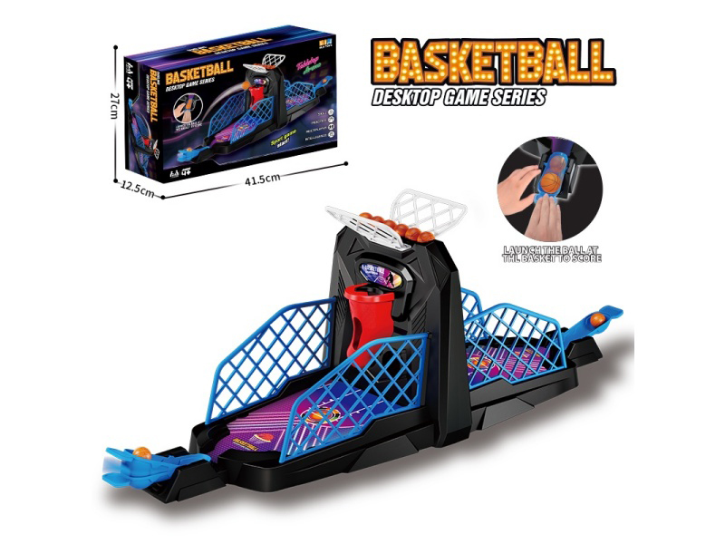 Two-Player Basketball Desktop Game With 4 Balls
