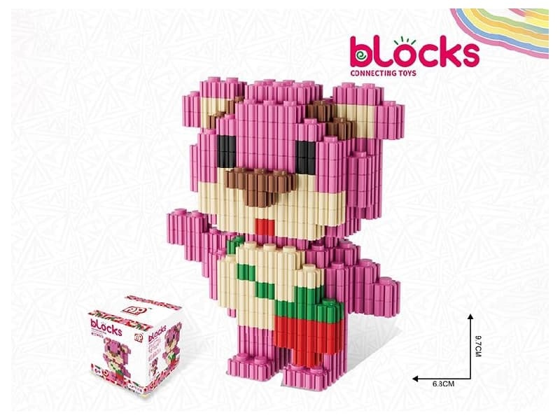 Strawberry Bear Building Blocks 417Pcs
