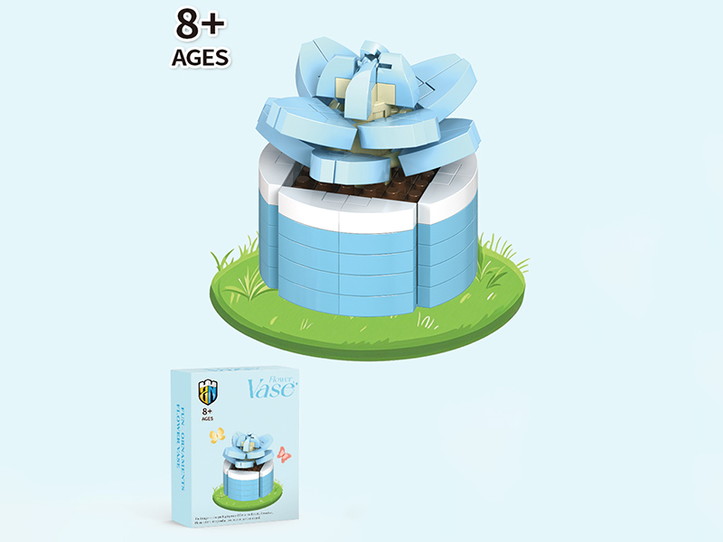 Snow Lotus Building Block Flower Potted Plant Series 307PCS