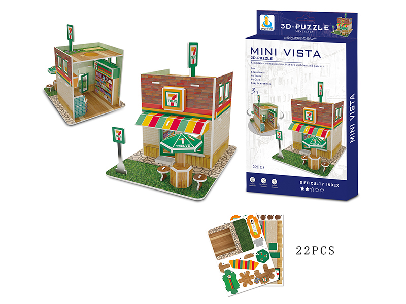 3D Puzzle 22pcs