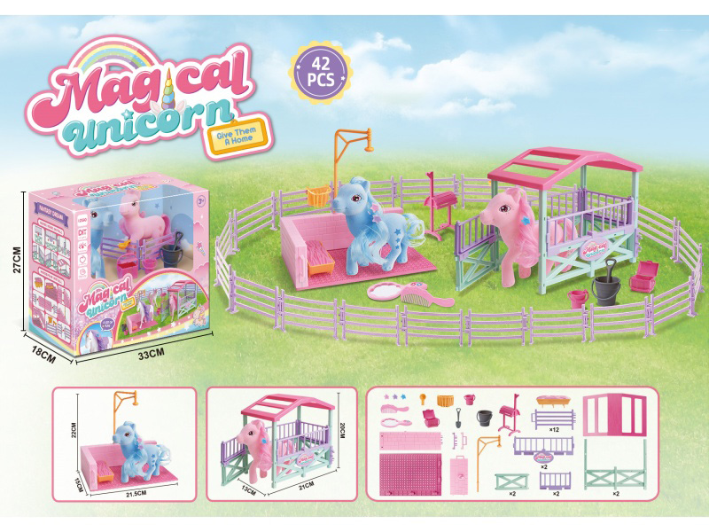 The Scene Of The Flocking Elf Horse