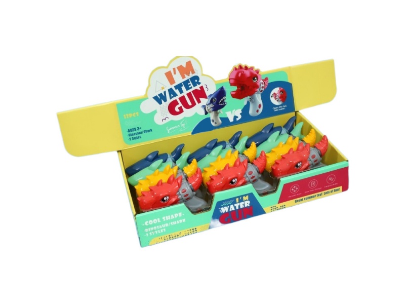 12 Dinosaur/Shark Water Guns