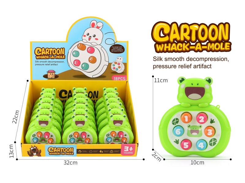 Frog Whack A Mole Game Machine 18PCS