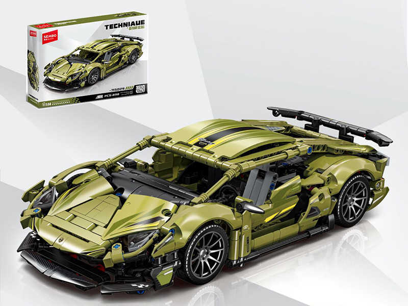 1:14 Famous Car Building Blocks 898PCS