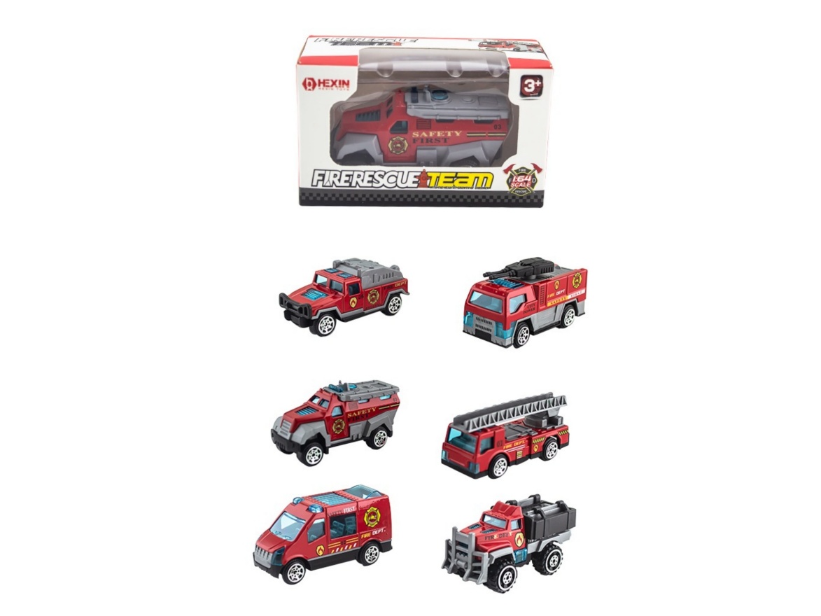 Alloy Sliding Fire Truck