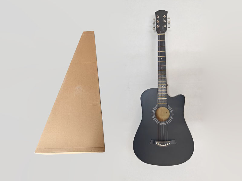 Matte Folk Wooden Guitar