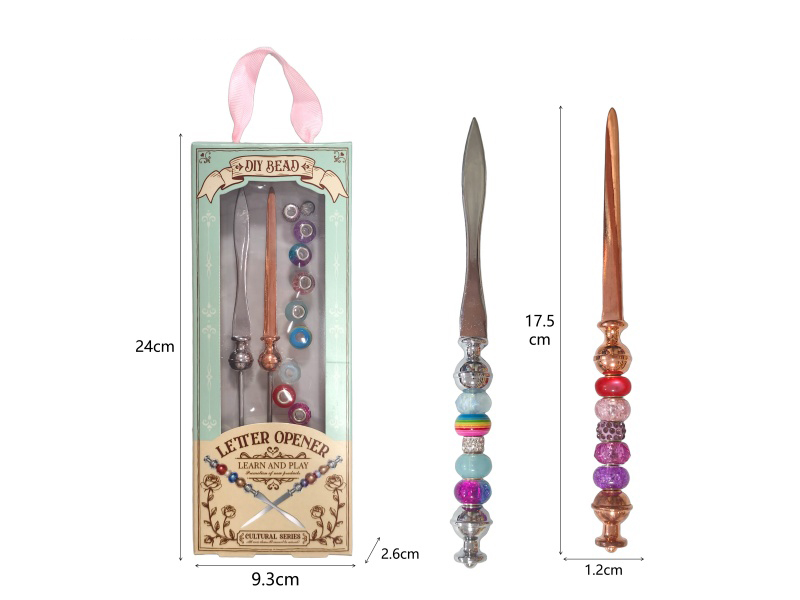 Diy Letter Opener Beaded Gift Box (2 Sets)
