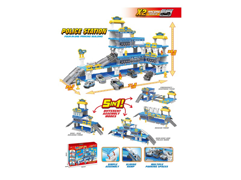 Police Suit (Five-In-One Scene)