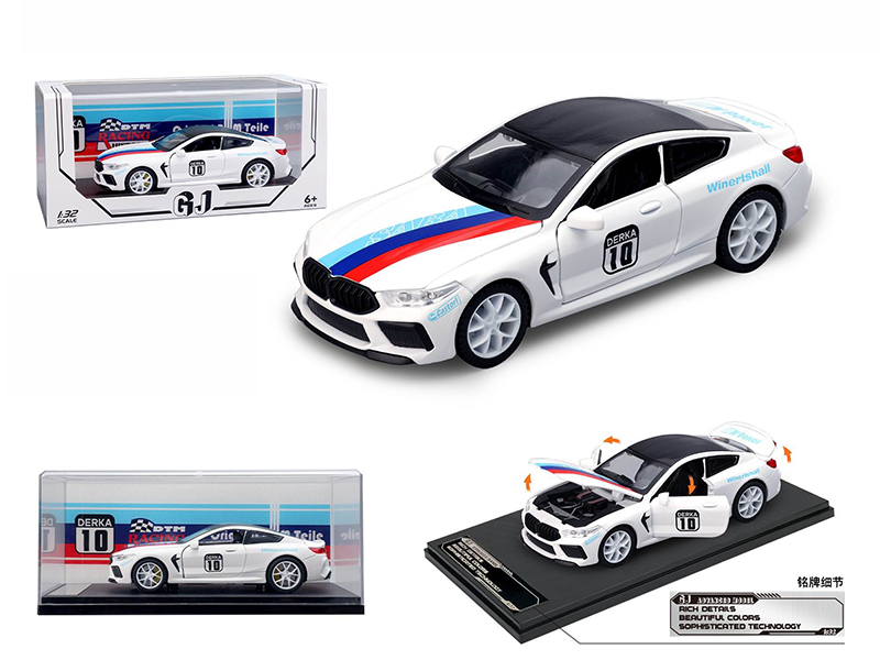1:32 BMW M8 Pull Back Alloy Car(Racing version)