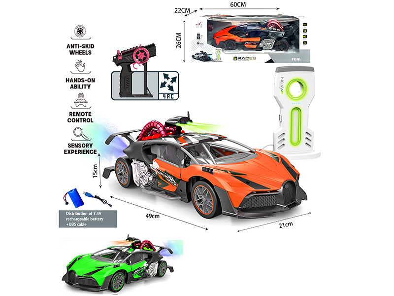 1:18 4CH Remote Control Car + New Energy Charging Station